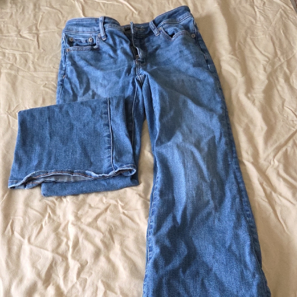 American Eagle Outfitters Low Rise Flare Jeans